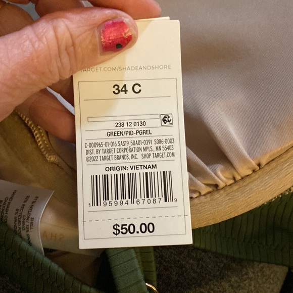 Shade Shore one piece Swimsuit Size 34C - Picture 7 of 9